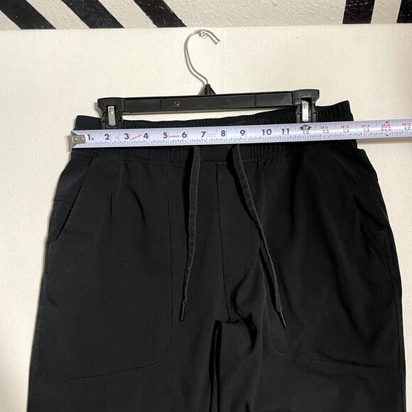 Lululemon Men's Black Performance Athletic Joggers Swift Elastic Cuff - Size M - Picture 10 of 11